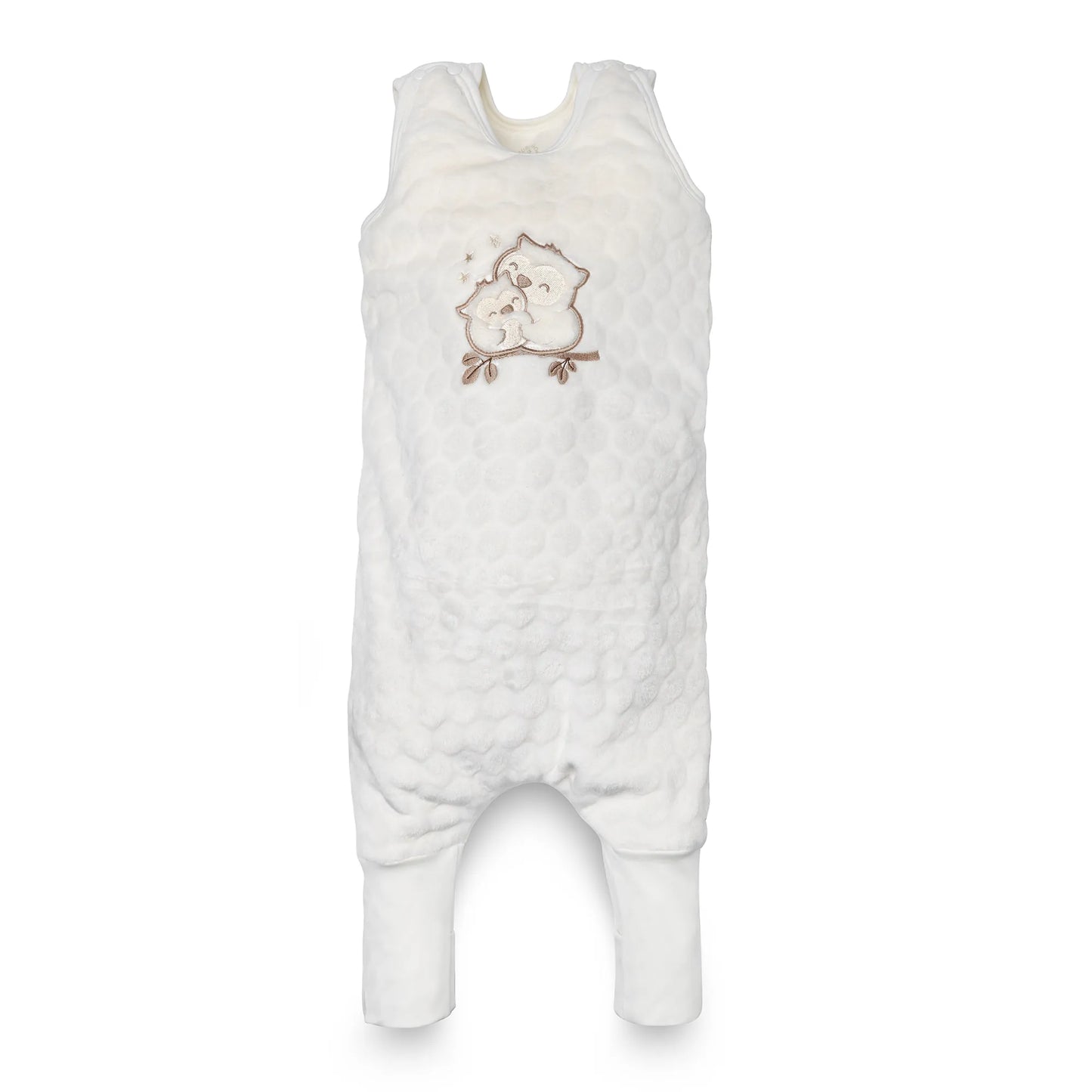 Organic Toddler Sleeping Bag with legs TOG 2 - Popcorn Owl