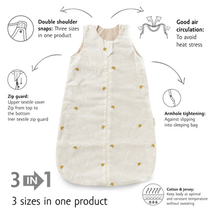 Organic Baby Sleeping Bag TOG 0.5 - Cloud