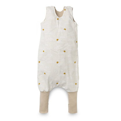 Organic Toddler Sleeping Bag with legs TOG 0.5 - Cloud