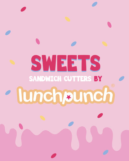 Lunch Punch Sandwich Cutters Sweets - set of 2