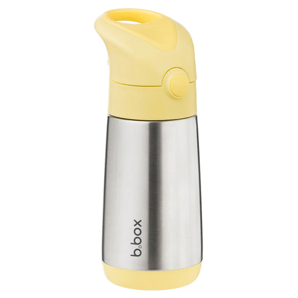b.box Insulated Straw Bottle 350ml – Lemon Twist