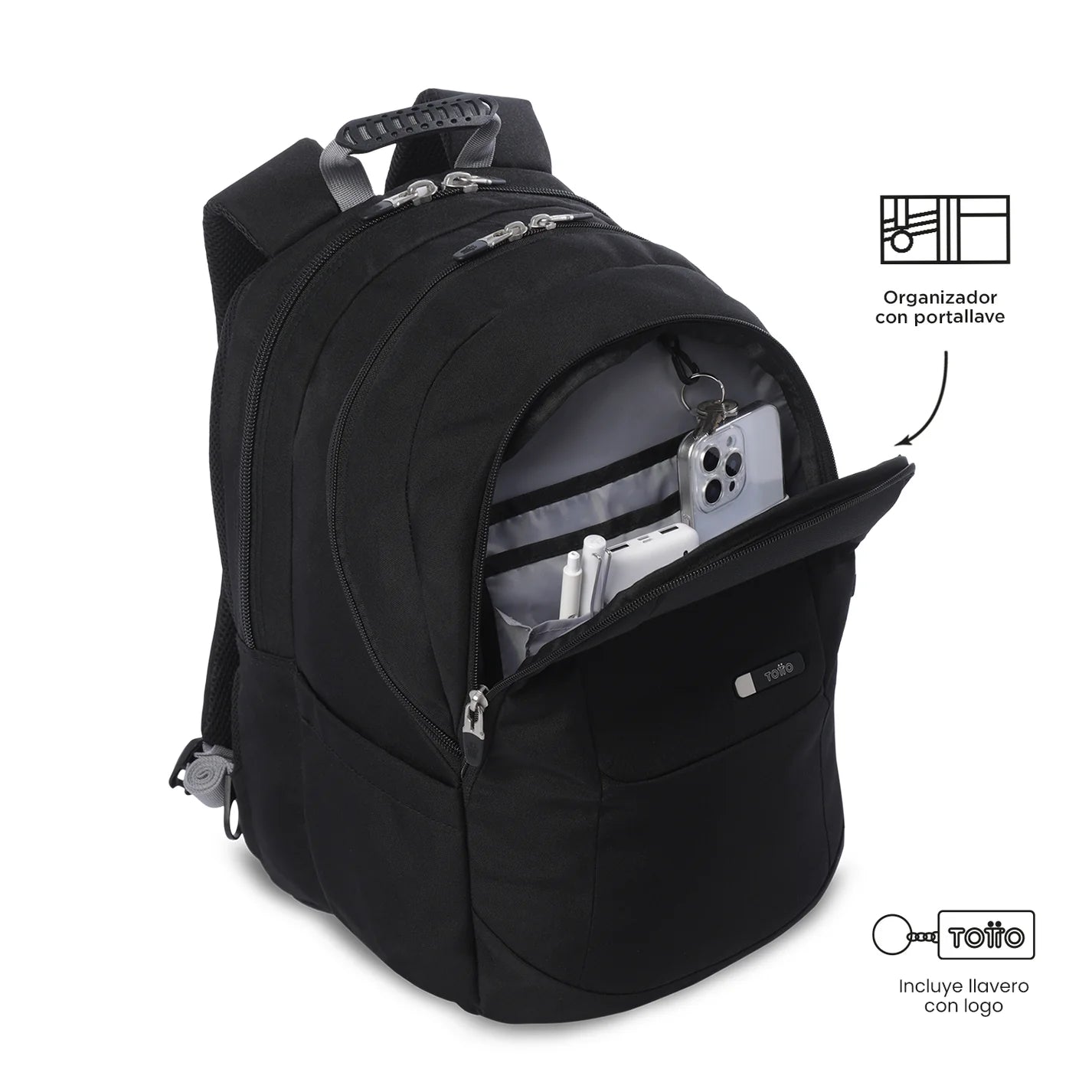 Totto Backpack KRIMMLER 3.0 - Black NGC
