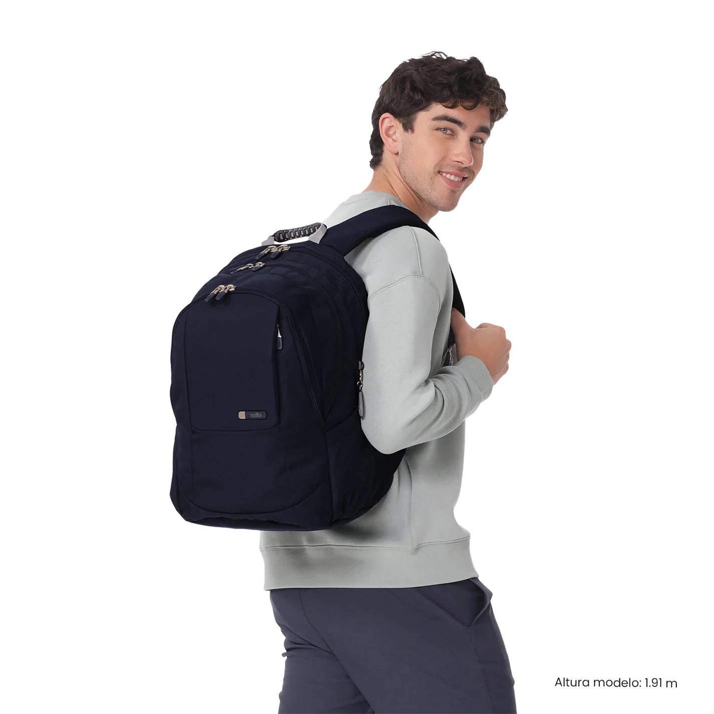 Totto Backpack KRIMMLER 3.0 - Navy Blue ZG10
