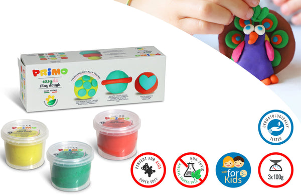 Primo Easydo Play dough - 3 colours