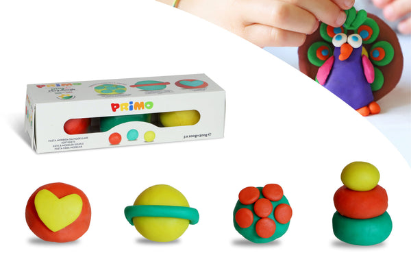 Primo Easydo Play dough - 3 colours