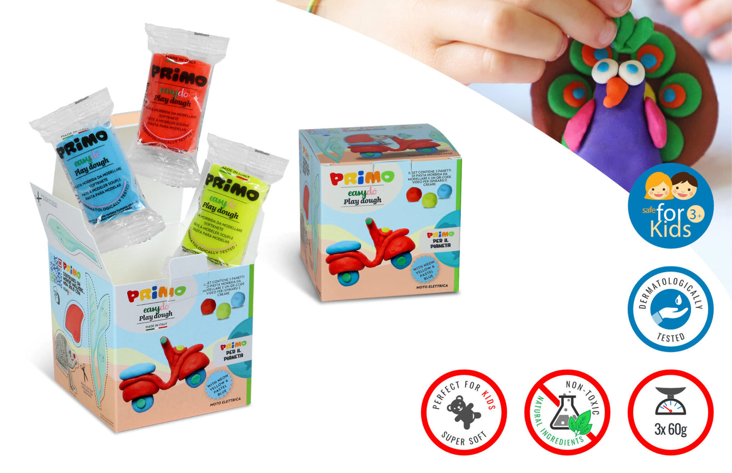 Primo Easydò play dough Cubidò - electric bike