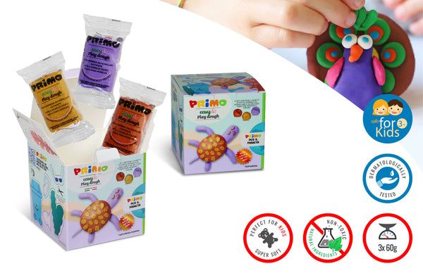 Primo Easydò play dough Cubidò - turtle