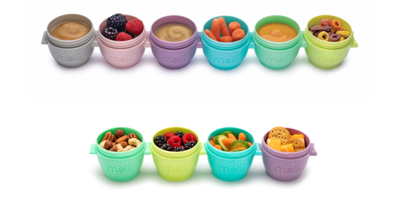 Melii Snap & Go Pods 10 Pack (4oz+2oz)