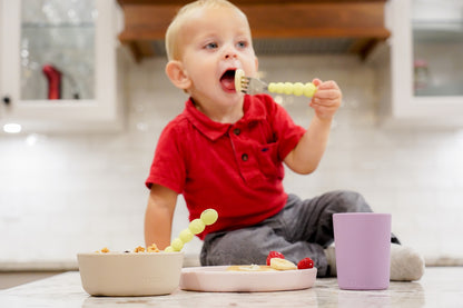Melii Silicone Caterpillar Spoon & Fork Set