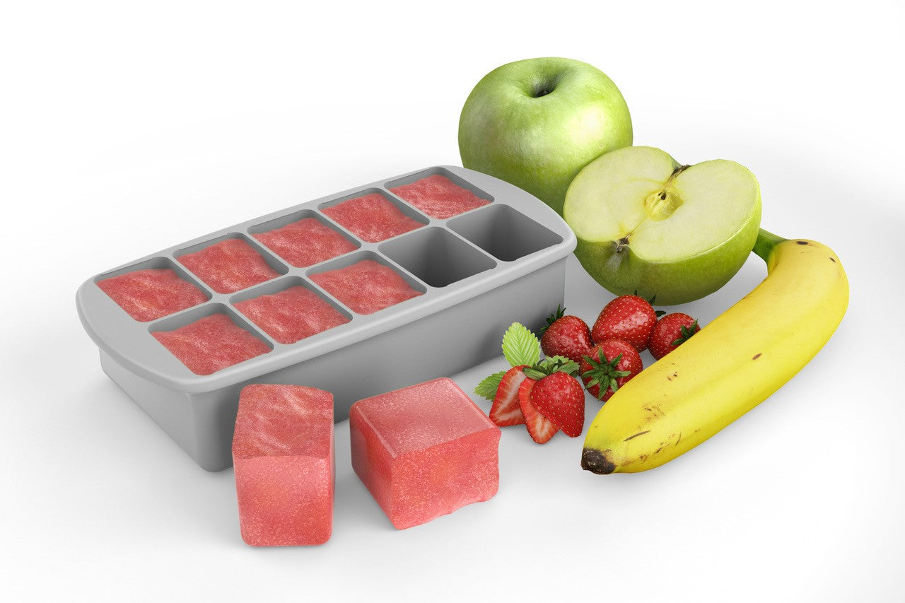 Melii Silicone Baby Food Freezer Tray with Lid