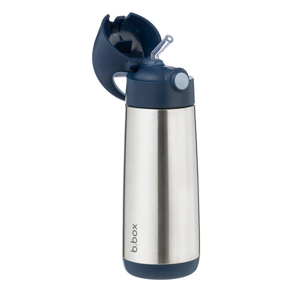 b.box Insulated Straw Bottle 500ml – Midnight