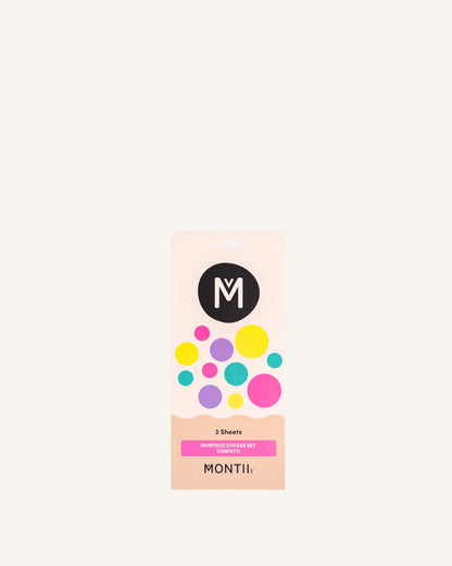 MontiiCo Waterproof Sticker Set - Confetti