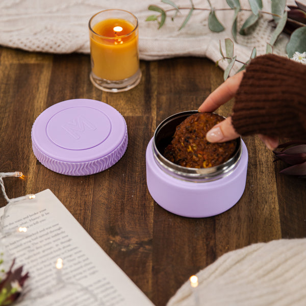 MontiiCo Insulated Mini Food Jar - Lilac