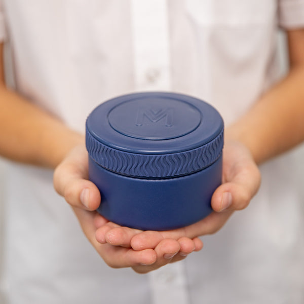 MontiiCo Insulated Mini Food Jar - Navy