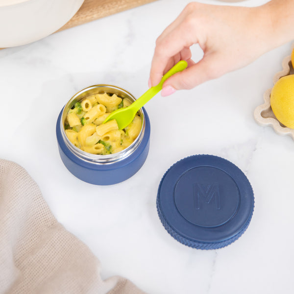 MontiiCo Insulated Mini Food Jar - Navy