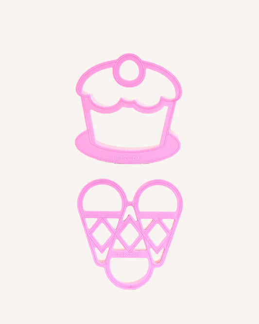 Lunch Punch Sandwich Cutters Sweets - set of 2