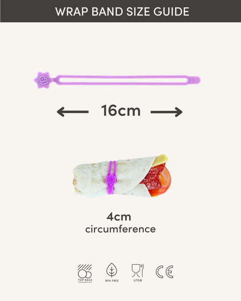 Lunch Punch Silicone Wrap Bands - Brights