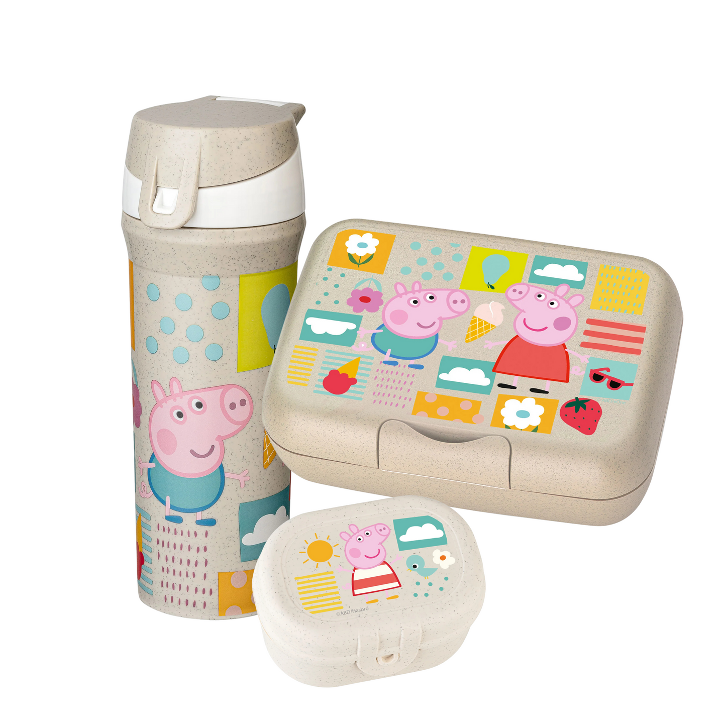 Kids Lunch Set - Peppa Pig - Sand