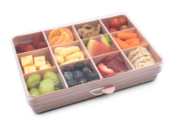 Melii Snackle Box 12 Compartment - Pink