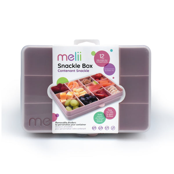 Melii Snackle Box 12 Compartment - Pink