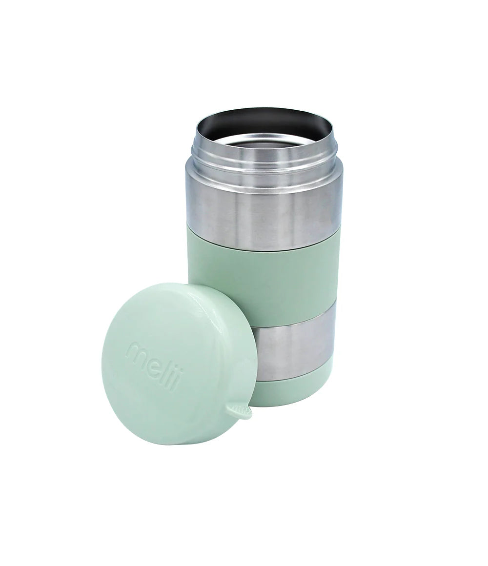 Melii Stainless Steel Food Jar 500ml - Sage