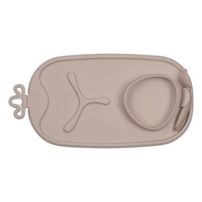 b.box Roll + Go Mealtime Mat - Latte
