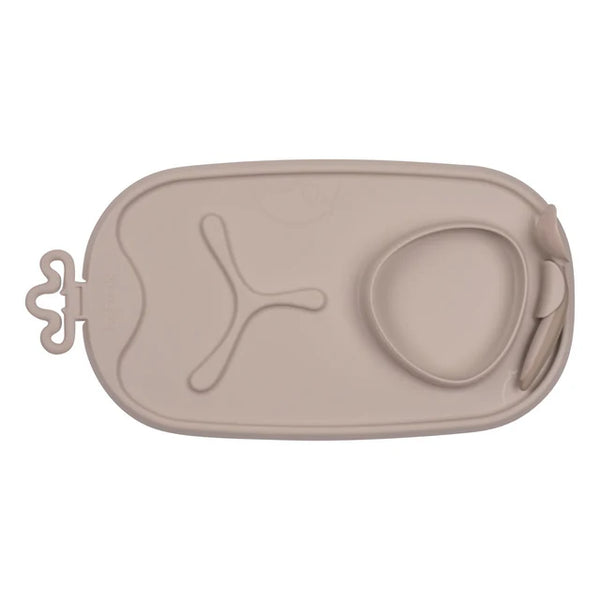 b.box Roll + Go Mealtime Mat - Latte