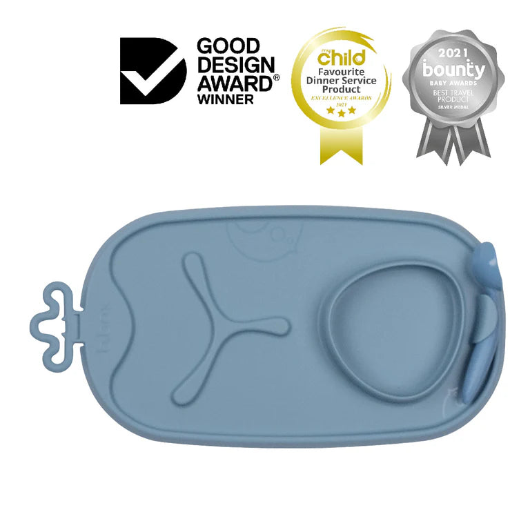 b.box Roll + Go Mealtime Mat - Ocean