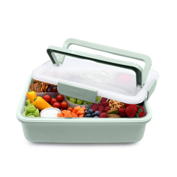 Melii Rectangular Snackle Platter Box - Sage