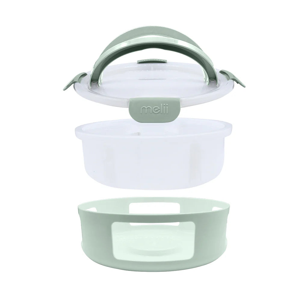 Melii Round Snackle Platter Box - Sage
