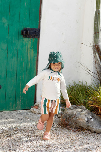 LÄSSIG Flap Hat - Cactus Green