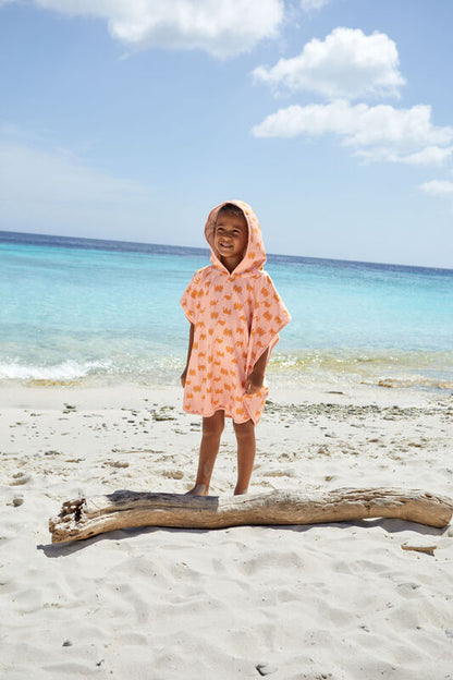 LÄSSIG Beach Poncho Camel Pink