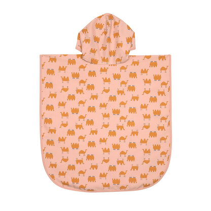 LÄSSIG Beach Poncho Camel Pink