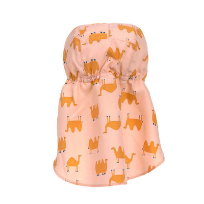 LÄSSIG Flap Hat - Camel Pink