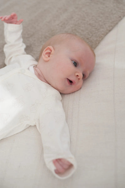 Organic Long Sleeve Kimono Bodysuit - Full Print