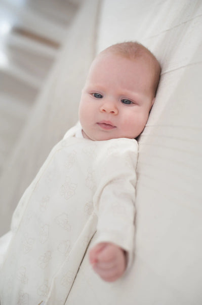 Organic Long Sleeve Kimono Bodysuit - Full Print