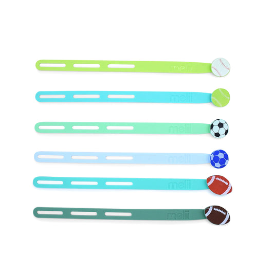 Melii Silicone Wrap Straps - Sport / Balls
