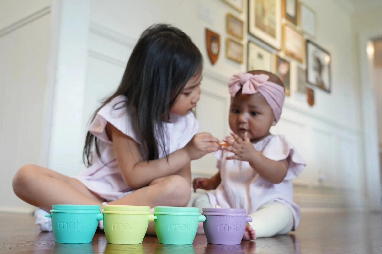Melii 100% Silicone Snap & Go Pods 4oz, set of 4