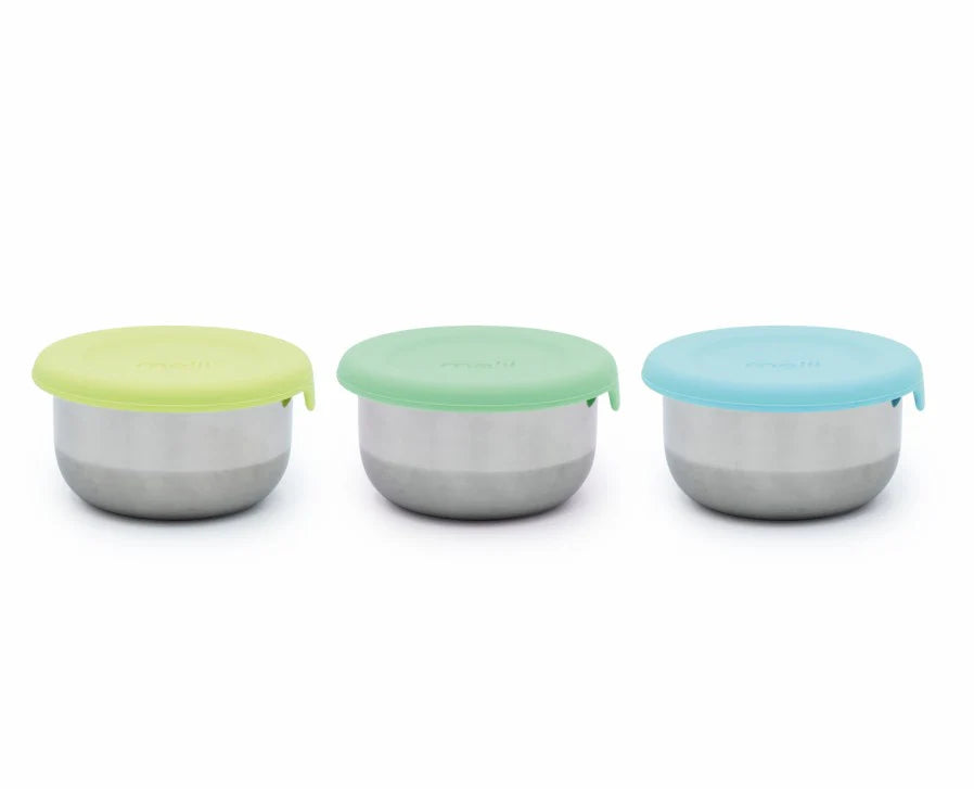 Melii Mini Stainless Steel Containers - Blue