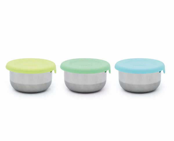 Melii Mini Stainless Steel Containers - Blue