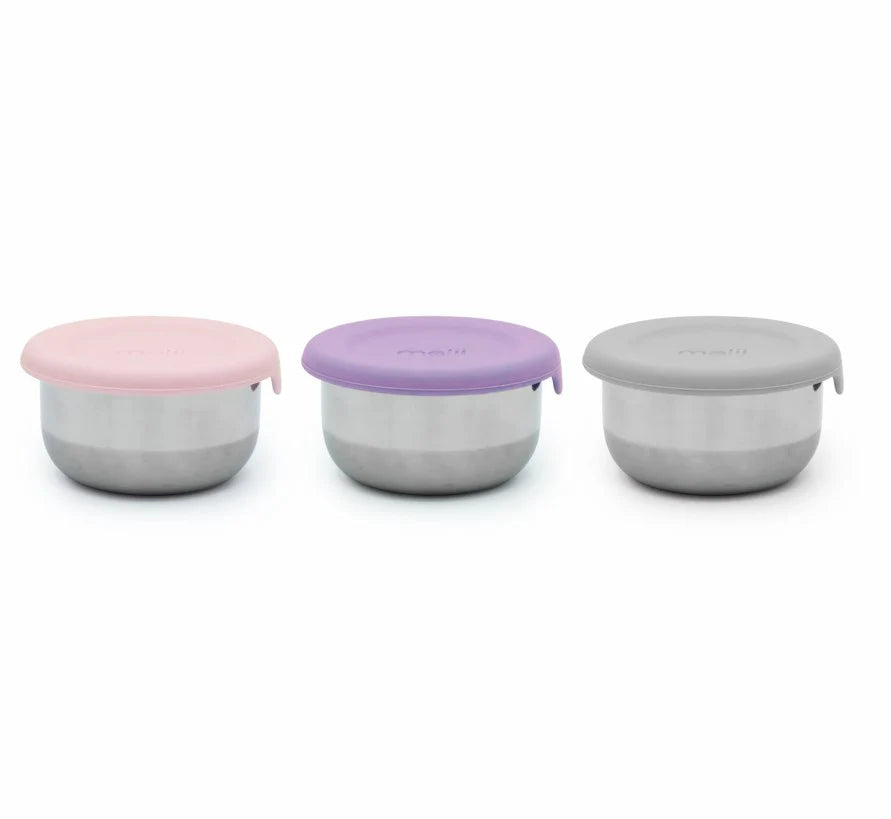 Melii Mini Stainless Steel Containers - Pink
