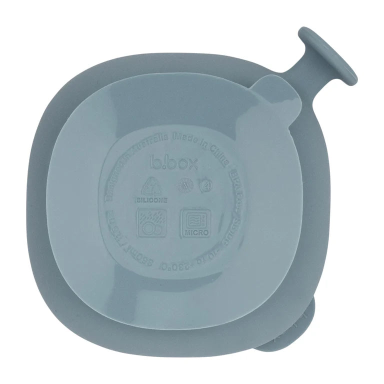b.box Silicone Bowl + Lid - ocean