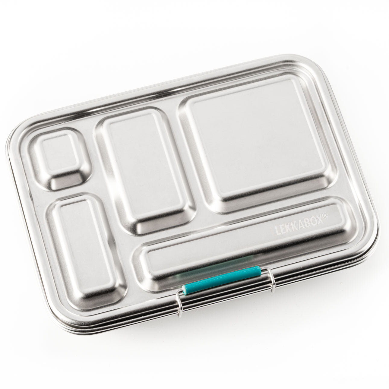 LEKKABOX GRANDE Stainless Steel Lunchbox - Petrol Blue