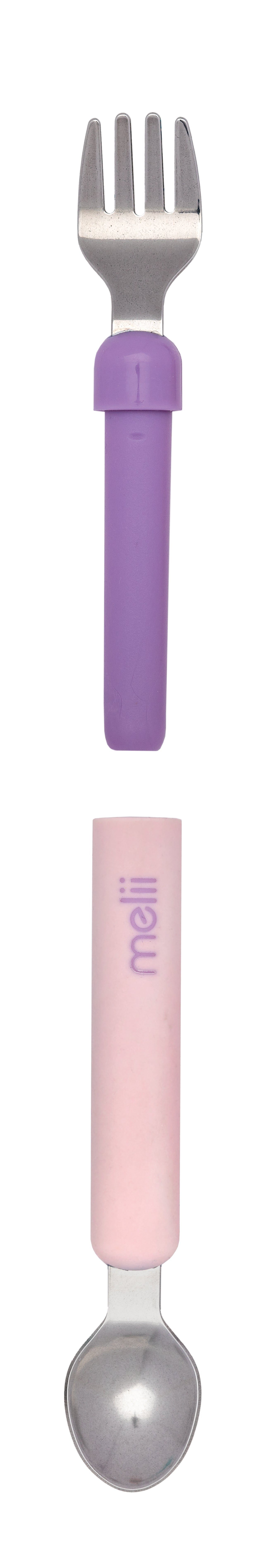 Melii Spork On the Go - Pink / Purple