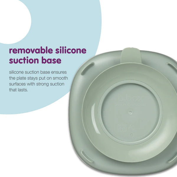 b.box 2 in 1 Suction Plate - Sage