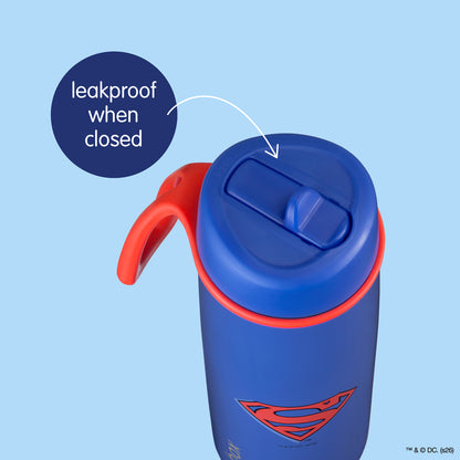 SUPERMAN by b.box - 690mL Insulated Flip Top Bottle
