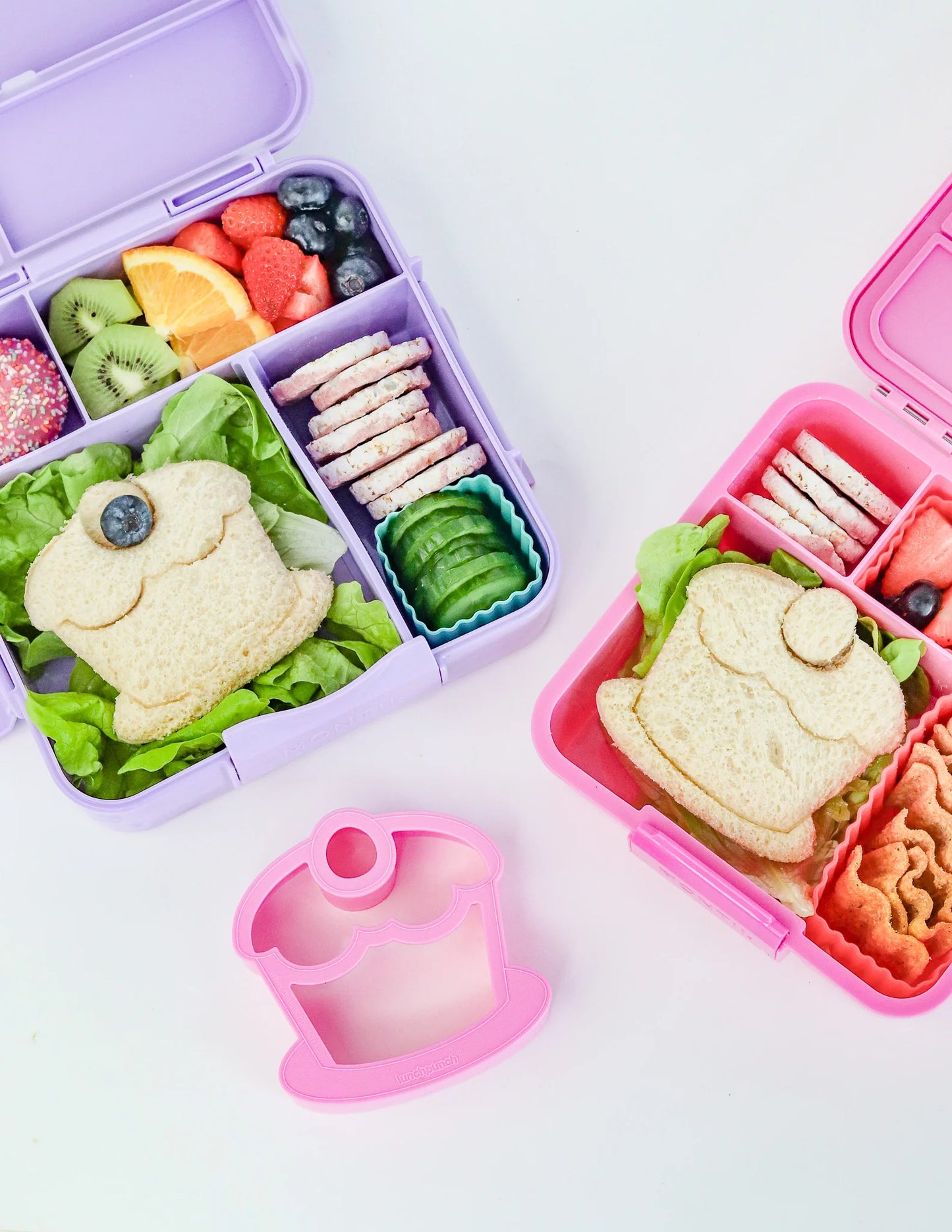 Lunch Punch Sandwich Cutters Sweets - set of 2