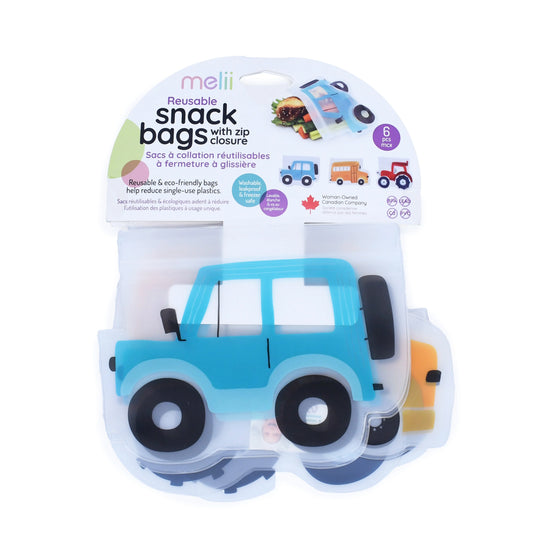 Melii Reusable Snack Bags - Truck/ Bus / Tractor