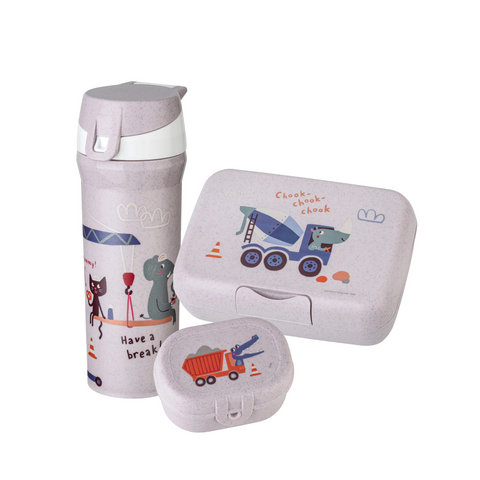 Kids Lunch Set - Trucks