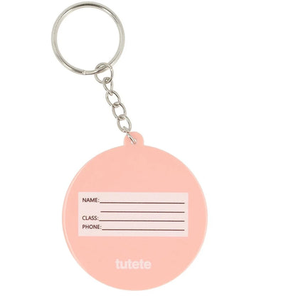 Keychain Label -  Pink Star